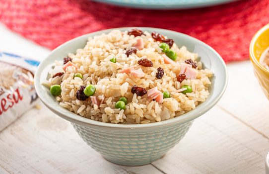 Arroz integral à grega