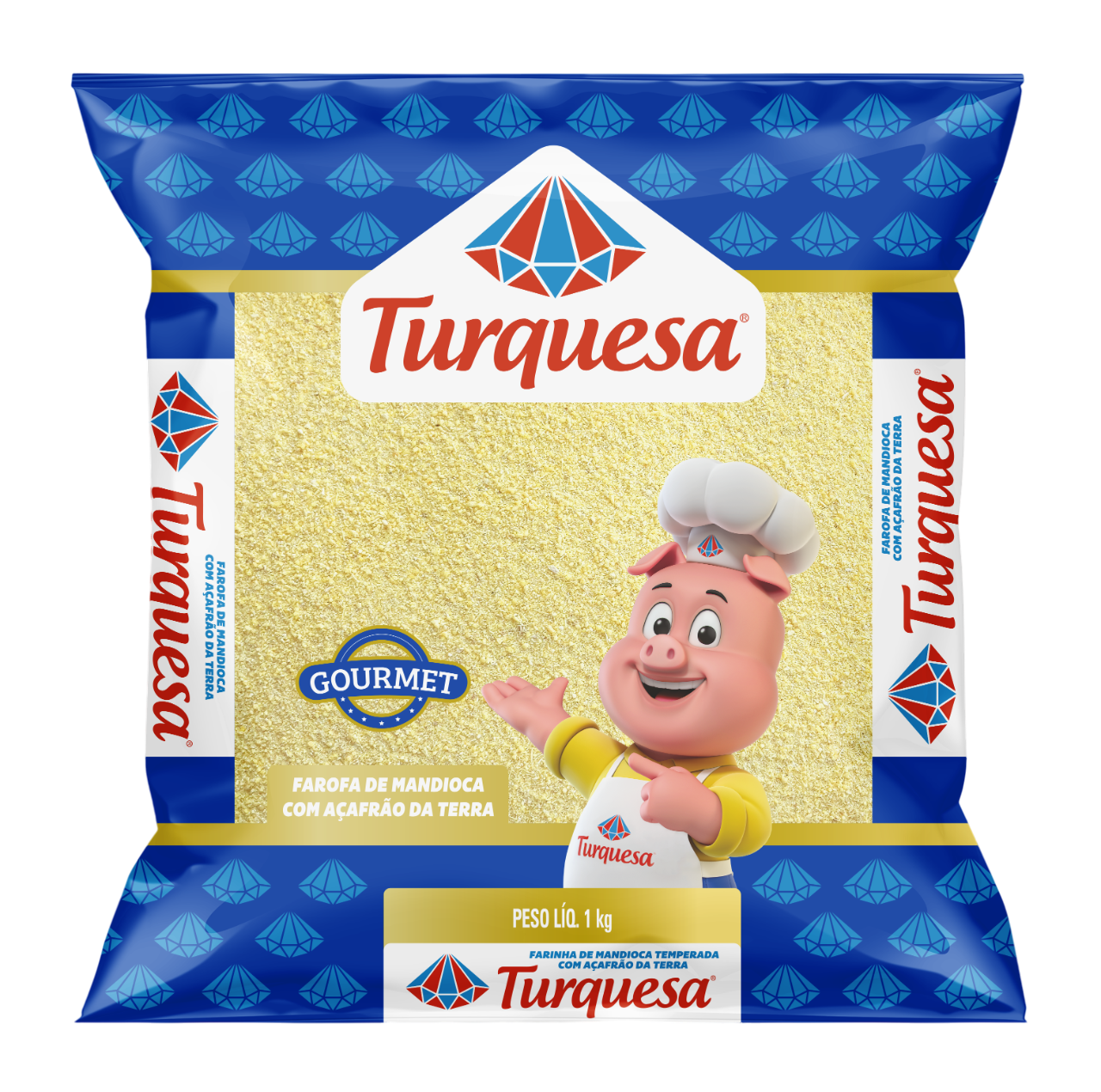 Farofa com Açafrão da Terra