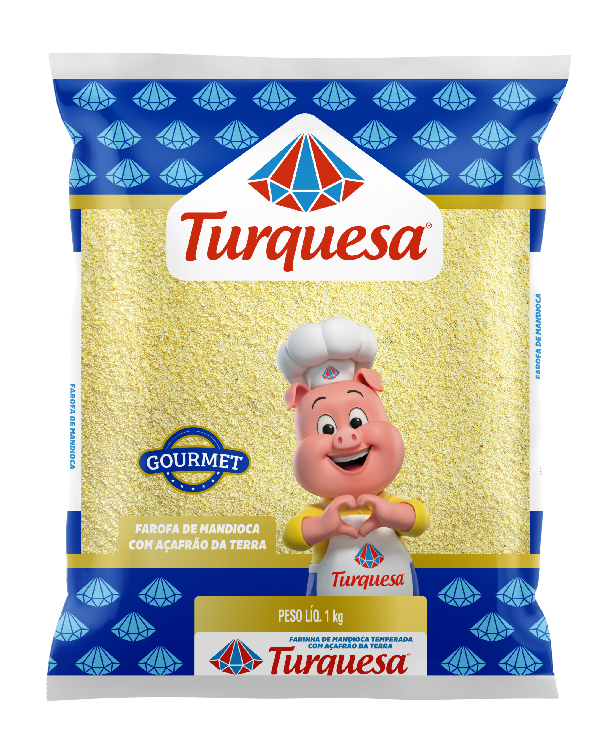 Farofa com Açafrão da Terra