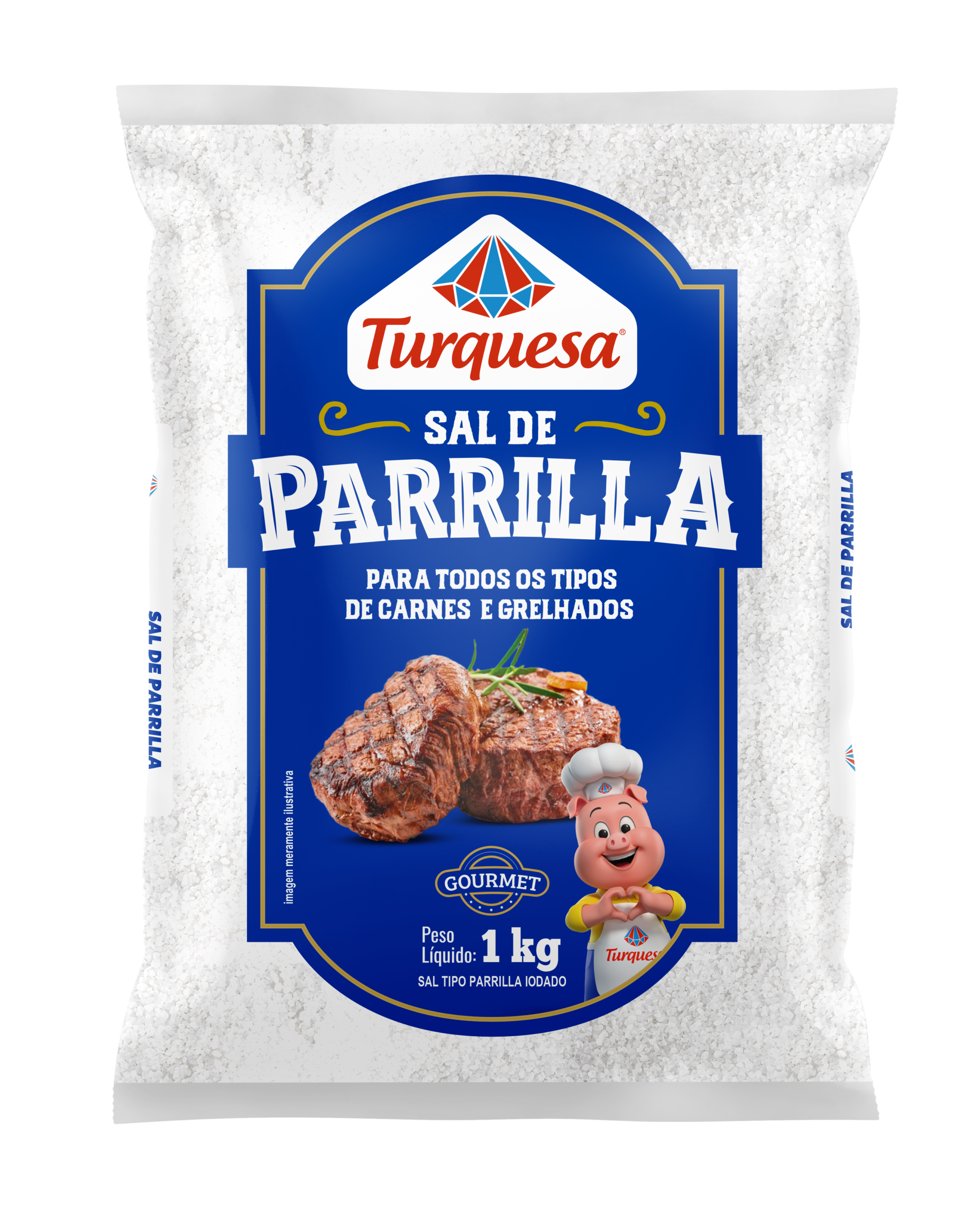 Sal de Parrilla Turquesa